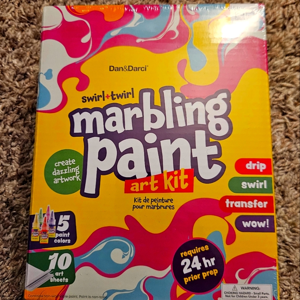 Marbling paint art kit